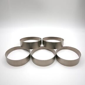 Titanium Pie Cuts 45 degree 2.5" Loose Radius (Not Welded) - Grade 1 Titanium for Custom Exhaust and Fabrication Projects (5pcs) in Saudi Arabia