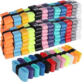 OMISTAR 120 PCS Tennis Racket Overgrips, 12 Colors Badminton Racket Overgrip Bulk, Soft Tennis Racket Grip Tape, Anti-Slip and Absorbent Grip Tape for Pickleball Racquets, Bike Handlebar, Fishing Rod in Kuwait