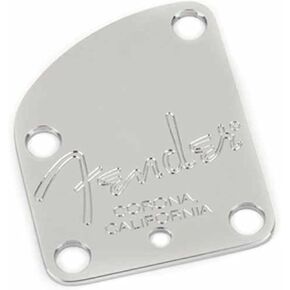 Fender 4-Bolt Neck Plate for American Deluxe Guitars ('04-Present), Chrome in Saudi Arabia