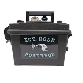 Ice Hole Power|(Not Compatible with Amped 30ah Tall Battery) Water Resistant Without Battery | QC3.0 USB, USB-C, Kayak Fishing, Camping in Kuwait