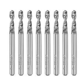 8pcs PCB Drill Bits 2.65mm Tungsten Carbide Spiral Flute Jewelry Engraving Print Circuit Board Micro Drill Bits 1/8" Shank(2.75mm) in Kuwait