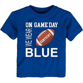 Football On Game Day Baby/Toddler T-Shirt for Kentucky Fans in Saudi Arabia