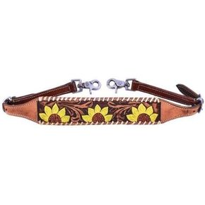 Showman Hand Painted Sunflower Design Wither Strap in Kuwait