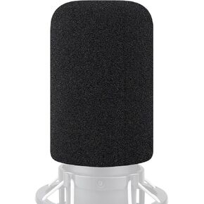 SOULWIT Protective Microphone Foam Cover Pop Filter for HyperX QuadCast/QuadCast S/QuadCast 2S Microphone Sets, WindScreen with High-Density Foam - Black in Kuwait
