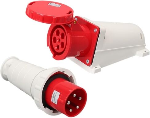 63A 5-Core Plug Y0352 Surface Hounded Socket Y1352 (Plug) in Kuwait