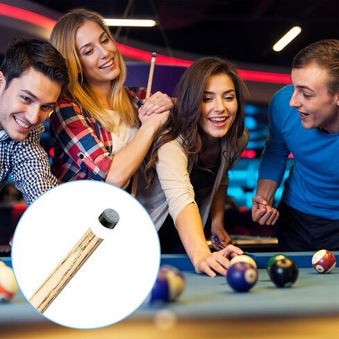 20 PCS Billiard Pool Cue Tips ، 12/13 mm Screw-On Pool Cue Tips Kit ، Billiard Billiard Billiard Screw Cue Tips Pool Sticks Accessories for Billiard Games ، Arcade (Blue) in Kuwait