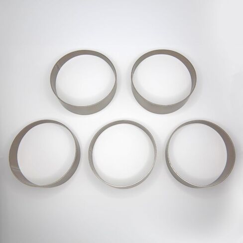Titanium Pie Cuts 45 degree 2.5" Loose Radius (Not Welded) - Grade 1 Titanium for Custom Exhaust and Fabrication Projects (5pcs) in Saudi Arabia