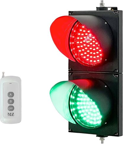 200mm（8inch） Remote Control, AC85-265V No Battery,Traffic/Stop/Go Light Lamp Lights,PC Housing Water Resistant IP54 in Saudi Arabia