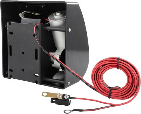 Includes Anchor Roller 25 lb Capacity 100 ft Braided Anchor Rope Electric Boat Anchor Winch Free Fall for Saltwater Boats 12V Wireless Remote Control Suitable for 20 Foot Boats and Trailers in Saudi Arabia