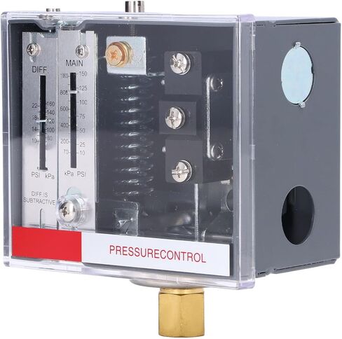 مفتاح وحدة تحكم الضغط ، وحدة تحكم الضغط لبرج ماء الغلاية 225psi NPT1/4-18 الخيط ، SPDT LF56 نقطة التحكم in Saudi Arabia