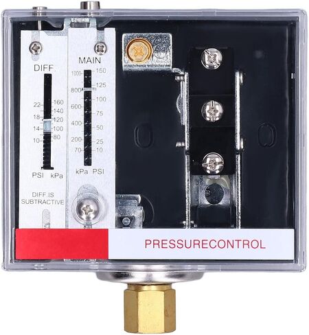 مفتاح وحدة تحكم الضغط ، وحدة تحكم الضغط لبرج ماء الغلاية 225psi NPT1/4-18 الخيط ، SPDT LF56 نقطة التحكم in Saudi Arabia