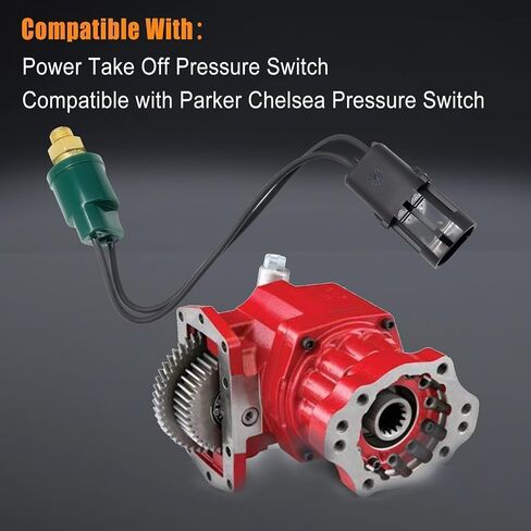 379502 Power Take Off Pressure Switch Compatible with Parker-Chelsea (PTO) Pressure Safety Switch Replace 379502 20PS247-2 226R23 066R23 in Saudi Arabia