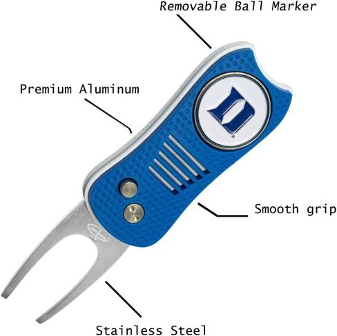 Switchblade Divot Repair Tool with Logo Printed Removable Magnetic Ball Marker-Best Divot Fixer in Saudi Arabia