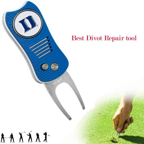 Switchblade Divot Repair Tool with Logo Printed Removable Magnetic Ball Marker-Best Divot Fixer in Saudi Arabia