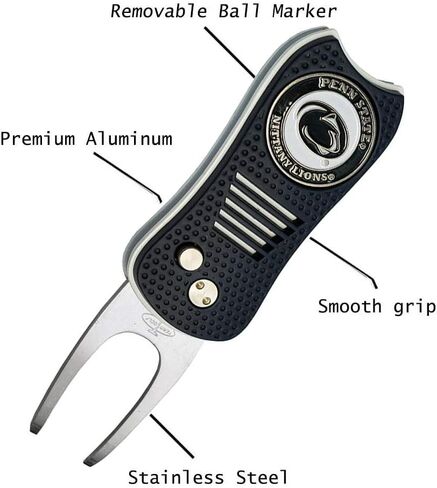 Switchblade Divot Repair Tool with Logo Printed Removable Magnetic Ball Marker-Best Divot Fixer in Saudi Arabia