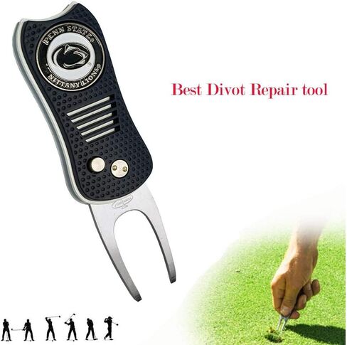 Switchblade Divot Repair Tool with Logo Printed Removable Magnetic Ball Marker-Best Divot Fixer in Saudi Arabia
