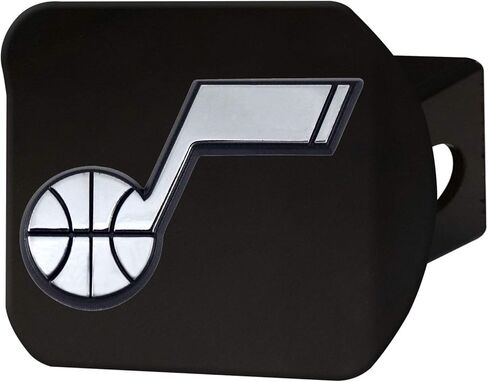 Fanmats NBA - Utah Jazz Black Metal Hitch Cover ، 3.4 "x4" in Kuwait