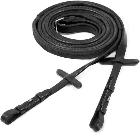 Schockemohle Rubber Grip Reins - Hook & Stud End in Saudi Arabia