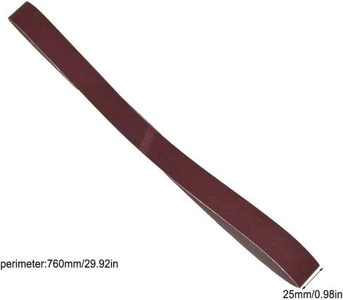 الحزام الرملي 760x25mm 30x1 بوصة Sander Sander 240-1000 Furn Metal Woodworking Furniture 10pcs (600 Mesh 10 Packs) in Saudi Arabia