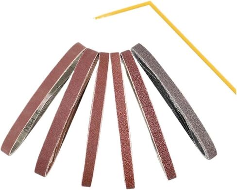 Sanding Belt,Sander Paper,Sanding Belts, 20 * 520mm Sanding Belts 60-800 Grits Sandpaper Abrasive Bands for Sander Abrasive Tool Wood Metal Polishing 10Pcs(600) in Saudi Arabia