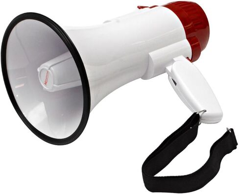 Seismic Audio SA-MEGA2 Lightweight Portable Megaphone with Siren PA/DJ, Live Sound use in Saudi Arabia
