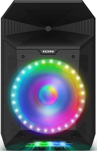 Ion Audio Pa Live 500 -Watt Caraoke Party Speaker - صوت قوي ومزدهر مع مؤثرات بصرية رائعة وميكروفون (متجدد) in Saudi Arabia