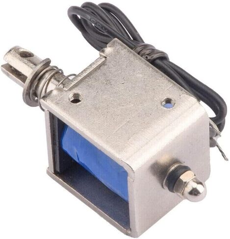 2pcs JF-0826B 12V/2A Reset 10mm 20N Push Pull Type Open Frame Solenoid Electromagnet in Saudi Arabia