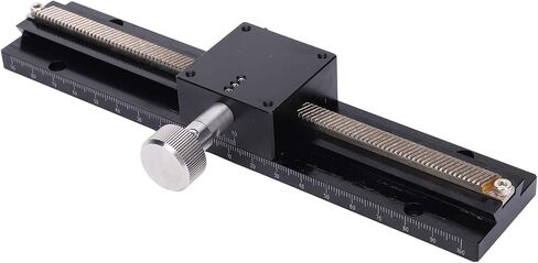 Linear Stage Dovetail Guide, Accuracy Manual Sliding Platform, Lightweight Aluminum, Friction, for Optical Equipment, Microscopes, and Labs in Saudi Arabia