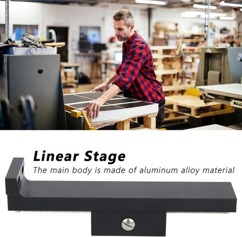 50x30mm Linear Stage, 40μm Accuracy, Dovetail Guide, Aluminum Alloy, Smooth Stable Motion, Heavy Load Compatible, for Microscopes, Optical Equipment in Saudi Arabia