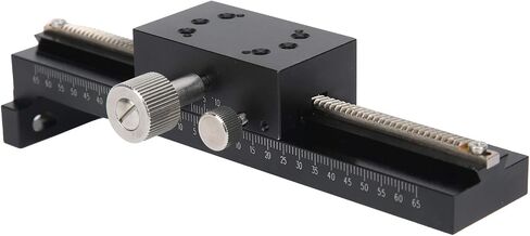 50x30mm Linear Stage, 40μm Accuracy, Dovetail Guide, Aluminum Alloy, Smooth Stable Motion, Heavy Load Compatible, for Microscopes, Optical Equipment in Saudi Arabia