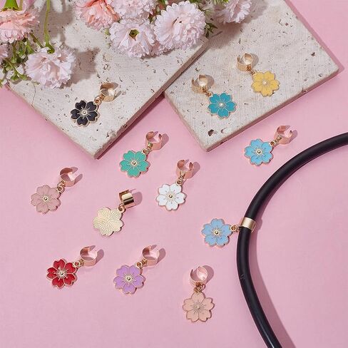 Olycraft 12pcs Pink Bowknot Metethoscope Charms 0.6 ~ 1 بوصة سبيكة المينا سماعة سماعة سماعة المعرف سمح السحر سمات الطبيب للمساعد الطبي للممرضة الطبيب in Saudi Arabia