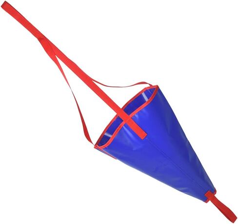 aqxreight PVC Drift Sock Sea - Traction Rope for Canoe - Floating Sea Brake System Compact & Design in Saudi Arabia