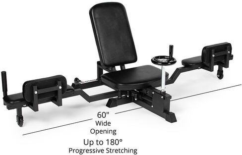 Titan Fitness Leg Stretcher Machine, Up to 180 Degree Leg Split Flexibility Training, Rated 330 LB Capacity, Adduction Leg Stretching Machine, Stretch Equipment for Flexibility and Hip Mobility in Saudi Arabia