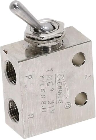 1/8 "PSPP الخيوط 2 الموضع 3 طريقة التحكم في المقبض الهوائي في صمام التبديل TAC2-31V (مع تركيب 4 مم) in Saudi Arabia