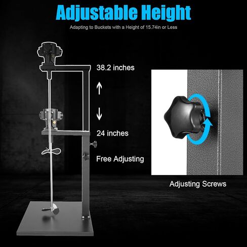 5 Gallon Pneumatic Paint Mixer - Stainless Steel Automatic Agitator for Industrial Coatings, Ink & Paint Dispenser - Heavy Duty, US Stock in Saudi Arabia