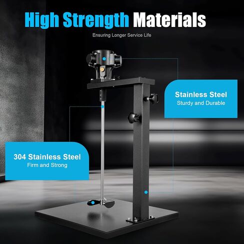 5 Gallon Pneumatic Paint Mixer - Stainless Steel Automatic Agitator for Industrial Coatings, Ink & Paint Dispenser - Heavy Duty, US Stock in Saudi Arabia