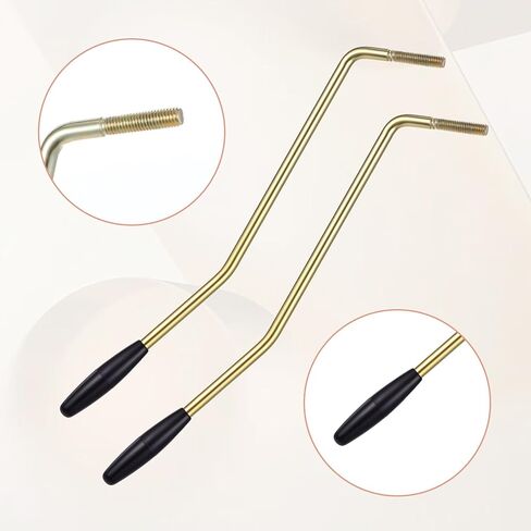 Bar Whammy ، 2pcs 6mm و 5mm thremolo ذراع ، بار الغيتار الكهربائي الذهب مع طرف المعدن واحد الذراع الهزليو in Saudi Arabia