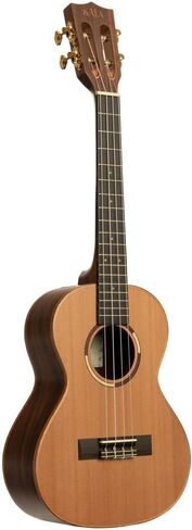 Kala KA-BE Mahogany Baritone Acoustic-Electric Ukulele with Hard Case, Strap, Tuner, Austin Bazaar Instructional DVD, and Polishing Cloth in Kuwait