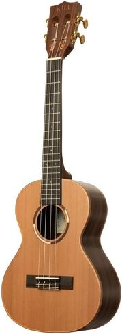 Kala KA-BE Mahogany Baritone Acoustic-Electric Ukulele with Hard Case, Strap, Tuner, Austin Bazaar Instructional DVD, and Polishing Cloth in Kuwait