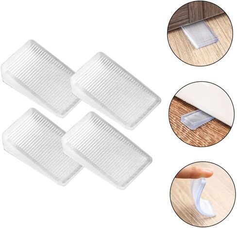NUOBESTY 4Pcs Furniture Shims for Leveling Wedges Table Sofa Stabilizers for Uneven Floors Durable Easy to Install for Cabinets Refrigerators and More in Saudi Arabia