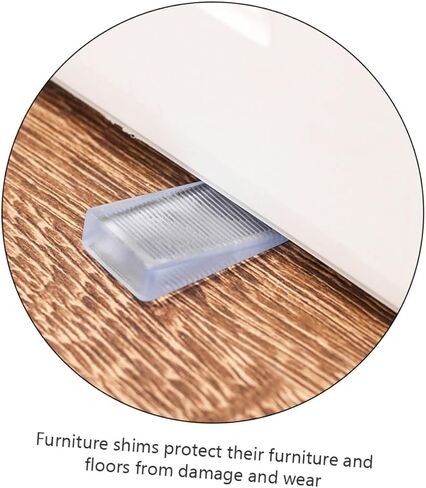 NUOBESTY 4Pcs Furniture Shims for Leveling Wedges Table Sofa Stabilizers for Uneven Floors Durable Easy to Install for Cabinets Refrigerators and More in Saudi Arabia