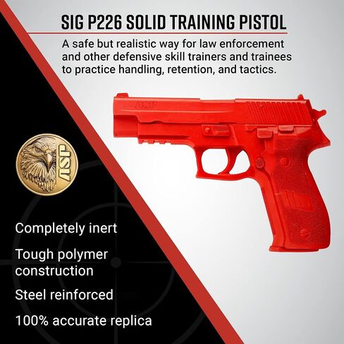 ASP Red Gun, Realistic Safe Training Replica Handgun, Non-Firing Law Enforcement Training Gun, Red in Saudi Arabia