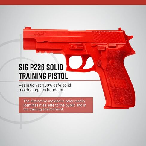 ASP Red Gun, Realistic Safe Training Replica Handgun, Non-Firing Law Enforcement Training Gun, Red in Saudi Arabia