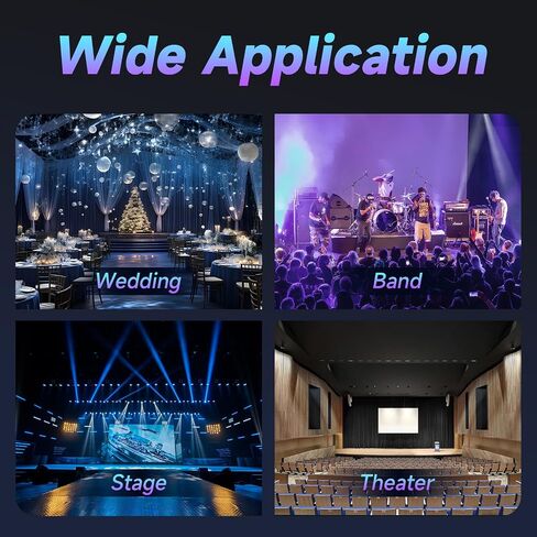 330w Follow Spotlight for Stage, 6 Color Adjustable Aperture and Zoom, with Tripod Mount, Suitable for Wedding and Concert DJ Stage Lighting in Saudi Arabia