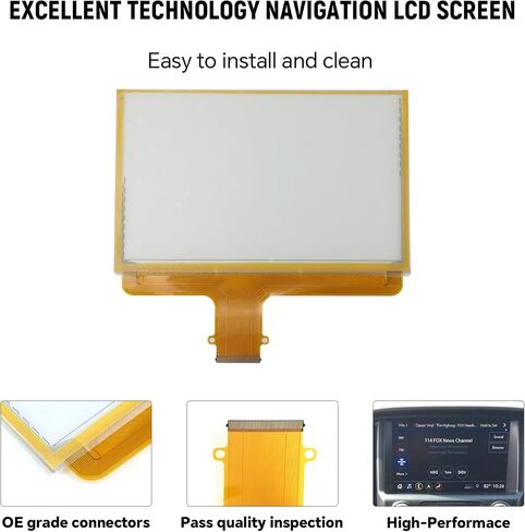 DJ080PA-01A LCD DIGITIZER شاشة تعمل باللمس متوافقة مع شيفروليه سيلفرادو ضاحية Tahoe GMC Yukon Sierra 2015-2018 شاشة عرض راديو التنقل استبدال DJ080PA-01G DJ080PA-01B in Kuwait