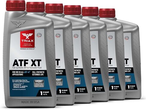 Triax ATF XT Full Synthetic for All ATF +4 Applications | Compatible with Chrysler, Jeep, Dodge | No Slip | 100,000 + Mile (5 Quart) in Saudi Arabia