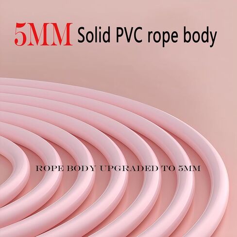Kids Jump Rope, 3-Pack Set, Jump Rope for Kids 8-12, Beginners, and Adults - Lightweight, Tangle-Free, Adjustable PVC Rope - Jump Rope Kids, Jump Rope for Women (3 pcs) in Saudi Arabia