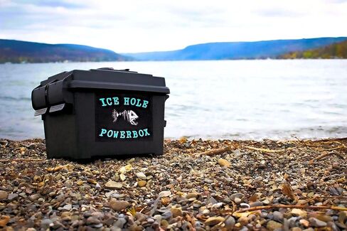 Ice Hole Power|(Not Compatible with Amped 30ah Tall Battery) Water Resistant Without Battery | QC3.0 USB, USB-C, Kayak Fishing, Camping in Kuwait