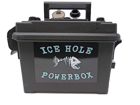 Ice Hole Power|(Not Compatible with Amped 30ah Tall Battery) Water Resistant Without Battery | QC3.0 USB, USB-C, Kayak Fishing, Camping in Kuwait