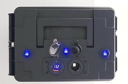 Ice Hole Power|(Not Compatible with Amped 30ah Tall Battery) Water Resistant Without Battery | QC3.0 USB, USB-C, Kayak Fishing, Camping in Kuwait